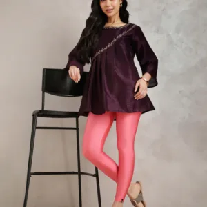 Shimmer Ankle Length Leggings